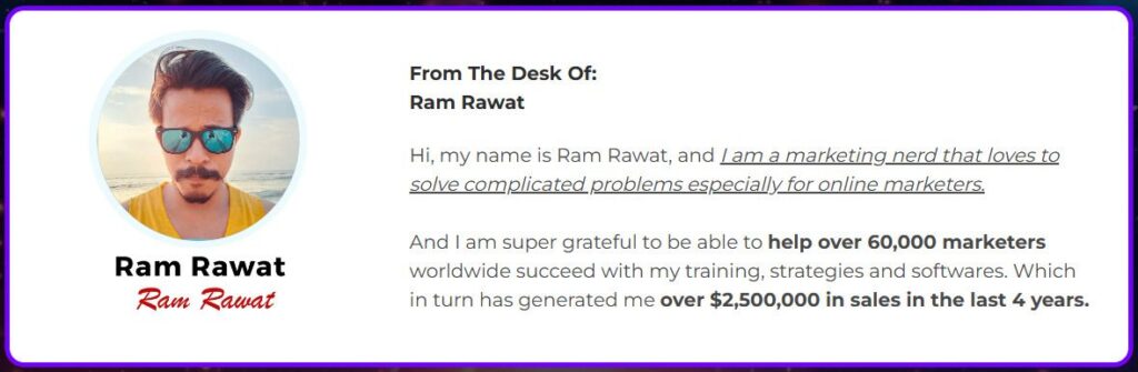 Ram Rawat The Author of the AI Universee