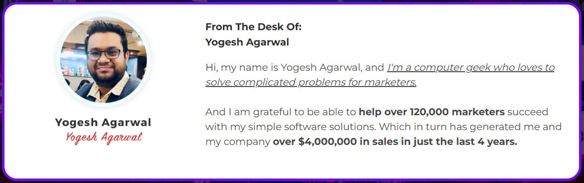 Yogesh Agarwal The Author of the Viral Animex